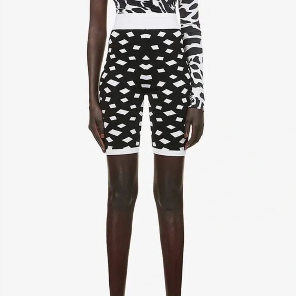BALMAIN Jacquard -KnitShorts knee length
